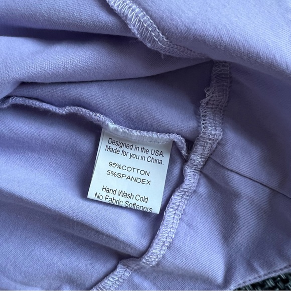 Love and Grow Purple Scalloped Tunic and Bloomers Size 24 Months - Picture 3 of 5